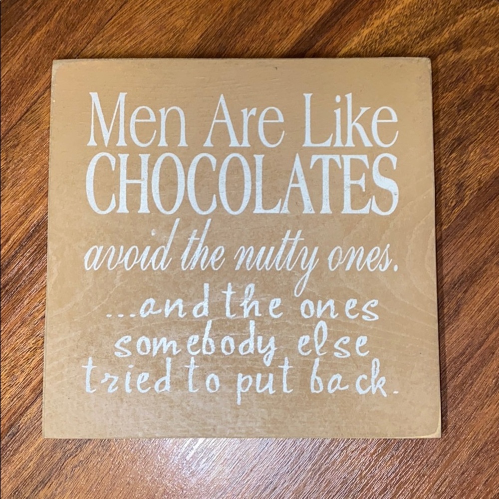 Men Are Like Chocolates...